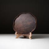 ICHIKAWA - Handmade Premium Dark Brown Tray - Walnut