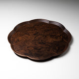 ICHIKAWA - Handmade Premium Dark Brown Tray - Walnut