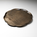 ICHIKAWA - Handmade Premium Silver Tray - Iron Dyeing