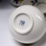 Indigo Orchid Sencha Tea Cup set - set of 5 / 煎茶カップセット