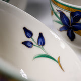 Indigo Orchid Sencha Tea Cup set - set of 5 / 煎茶カップセット