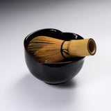 INOME Heart Handmade Matcha Bowl - Gen : 玄 / 小野 穣 猪目茶碗