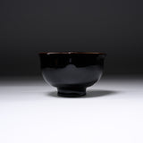 INOME Heart Handmade Matcha Bowl - Gen : 玄 / 小野 穣 猪目茶碗