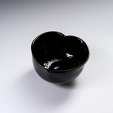 INOME Heart Handmade Matcha Bowl - Gen : 玄 / 小野 穣 猪目茶碗