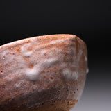 INOME Heart Handmade Matcha Bowl - Hagi Style : 萩風 / 小野 穣 猪目茶碗