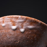 INOME Heart Handmade Matcha Bowl - Hagi Style : 萩風 / 小野 穣 猪目茶碗