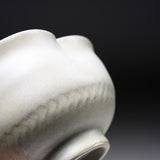 INOME Heart Handmade Matcha Bowl - Hanadama : 花珠 / 小野 穣 猪目茶碗