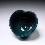 INOME Heart Handmade Matcha Bowl - Jadeite : 翠玉 / 小野 穣 猪目茶碗