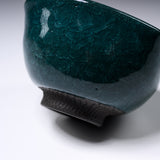 INOME Heart Handmade Matcha Bowl - Jadeite : 翠玉 / 小野 穣 猪目茶碗