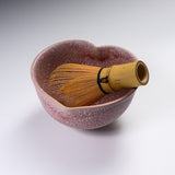 INOME Heart Handmade Matcha Bowl - Mukuge-iro : 槿花色 / 小野 穣 猪目茶碗