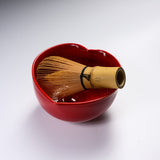 INOME Heart Handmade Matcha Bowl - The First Red : 創世の赤 / 小野 穣 猪目茶碗