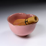 INOME Heart Handmade Matcha Bowl - Nadeshiko Golden Line : 撫子金縁 / 小野 穣 猪目茶碗