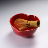 INOME Heart Handmade Matcha Bowl - Imayou-iro : 今様色 / 小野 穣 猪目茶碗