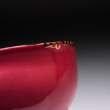 INOME Heart Handmade Matcha Bowl - Old Rose : 長春花 / 小野 穣 猪目茶碗