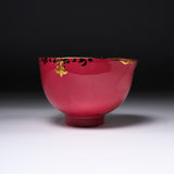 INOME Heart Handmade Matcha Bowl - Old Rose : 長春花 / 小野 穣 猪目茶碗