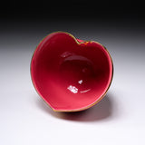 INOME Heart Handmade Matcha Bowl - Old Rose : 長春花 / 小野 穣 猪目茶碗