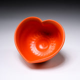 INOME Heart Handmade Matcha Bowl - Vermilion : 丹色 / 小野 穣 猪目茶碗