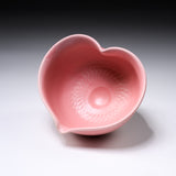 INOME Heart Handmade Matcha Bowl - Nadeshiko Pink : 撫子ピンク / 小野 穣 猪目茶碗