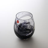 Ink Black x Gold Leaf Rock Glass / 津軽びいどろ 墨ロックグラス