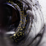 Ink Black x Gold Leaf Rock Glass / 津軽びいどろ 墨ロックグラス