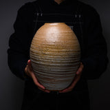 ISHIDA KAZUYA Bizen Pottery Vase - Winter Strata / 備前焼 花瓶