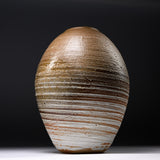 ISHIDA KAZUYA Bizen Pottery Vase - Winter Strata / 備前焼 花瓶