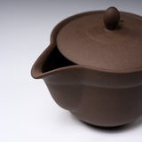 JINSUI Tokoname ware Teapot 250 ml - Pelican series - Brown / 人水 常滑急須