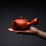 JINSUI Tokoname ware Teapot 300 ml - Red Clay Kamagata / 人水 常滑急須