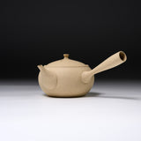 JINSUI Tokoname ware Teapot 250 ml - TOKI Hira series - Kinari / 人水 常滑急須