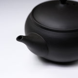JINSUI Tokoname ware Teapot 250 ml - TOKI Hira series - Sumikuro / 人水 常滑急須