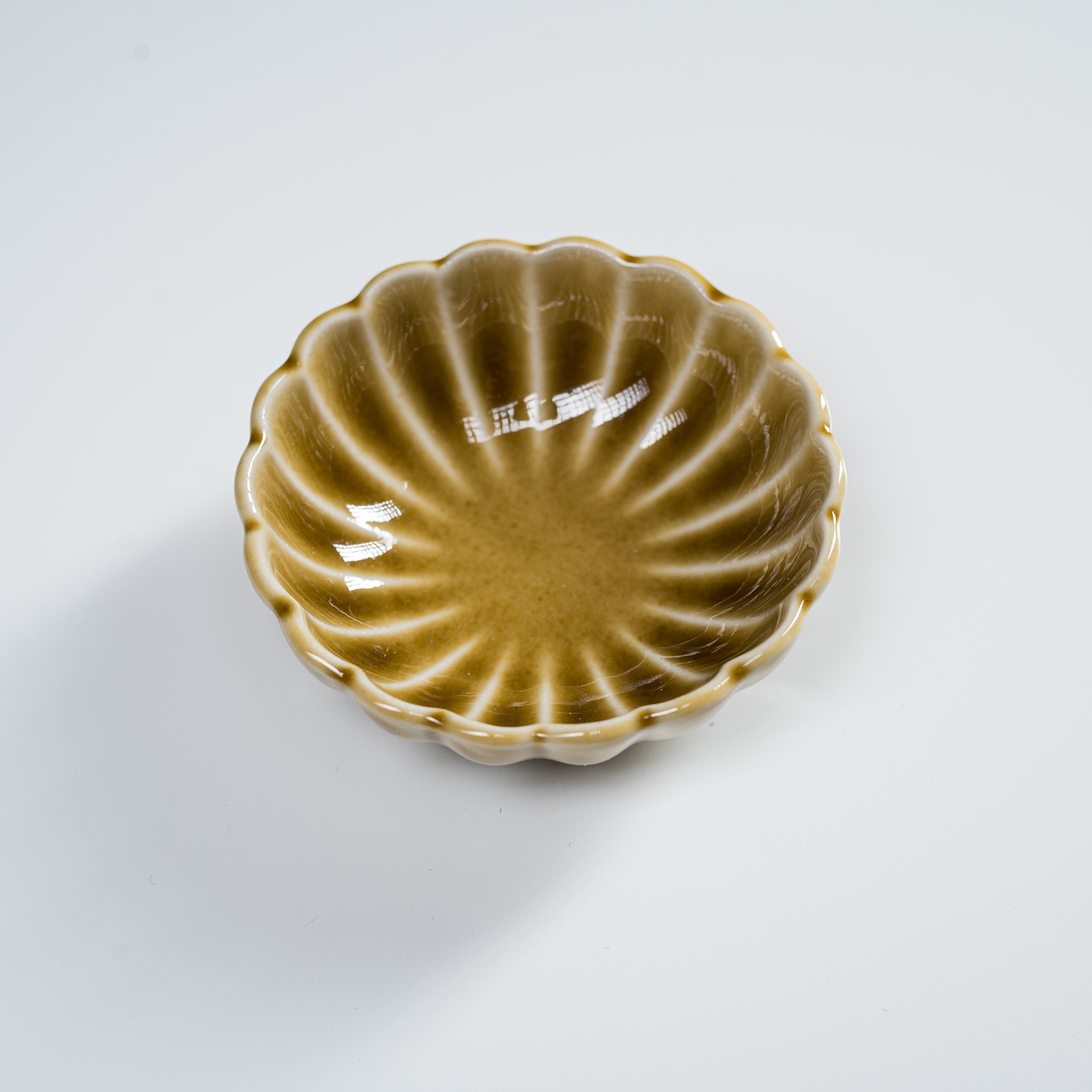 Mino ware Mini Flower Bowl, Sauce Dish - 6 cm / 美濃焼き ミニ小鉢