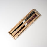 Japanese Chopstick Gift Set - Wakasa Lacquered Abalone Shell / ギフト箸セット