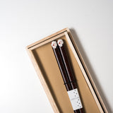 Japanese Chopstick Gift Set - White Cat / ギフト箸セット