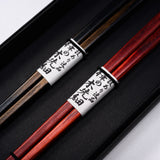 Japanese Chopstick Gift Set - Hokkaido Birch Wood / ペアギフト箸