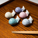 Hasami ware Jellyfish Single Chopstick Rest - 5 Options / クラゲの箸置き