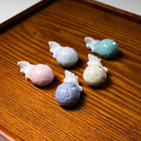 Hasami ware Jellyfish Single Chopstick Rest - 5 Options / クラゲの箸置き