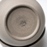 JINSUI Tokoname ware Pair Tea Cup - Grey /人水 常滑 ティーカップ