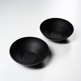 JINSUI Tokoname ware Pair Tea Cup - TOKI Series - Mat Black /人水 常滑 ティーカップ