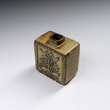 KASHIWA Seto Ware - Vase - Square Bird / 瀬戸焼 かしわ窯