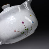 Kutani ware Tea Pot - Cat in the Twilight / 九谷焼 急須