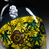 Kutani ware Sake Set with Tray - Dandelion / 九谷焼 酒器セット