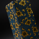 Kutani Ware Flower Vase with Tray - Aochibu / 九谷焼 花瓶