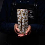 Kutani Ware Flower Vase with Tray - Shirochibu / 九谷焼 花瓶
