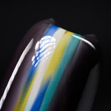 Kutani Ware Shibata Hiroshi Premium Flower Vase - Purple Yusai / 九谷焼 花瓶
