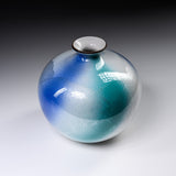Kutani ware Premium Vase - Ginsai Silver Leaf / 九谷焼 花瓶