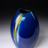 Kutani ware Shibata Hiroshi Premium Vase - Saiyu / 九谷焼 花瓶