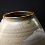 Kutani Ware Vase - Flying Cranes / 九谷焼 花瓶