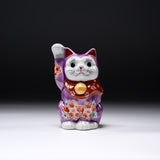 Kutani Ware Beckoning Cat Ornament "Polly"  / 九谷焼 招き猫
