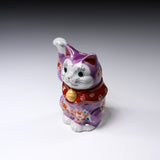 Kutani Ware Beckoning Cat Ornament "Polly"  / 九谷焼 招き猫