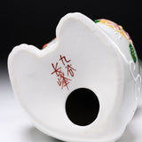 Kutani Ware Begging Cat Ornament with Golden Hand ”Coco” / 九谷焼 招き猫